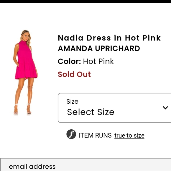Amanda Uprichard Hot Pink Nadia Turtleneck Flowy Mini Dress Size Large - Picture 3 of 11